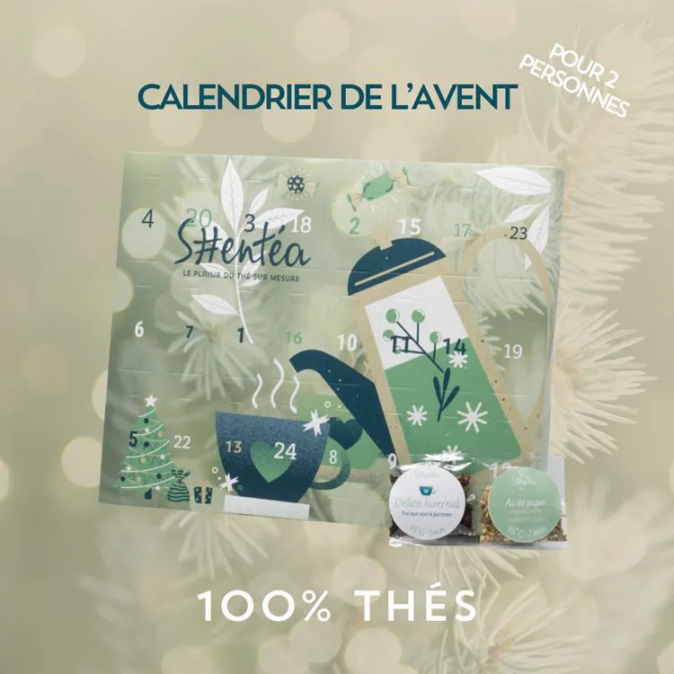 Calendrier Avent 2024 100% Thés