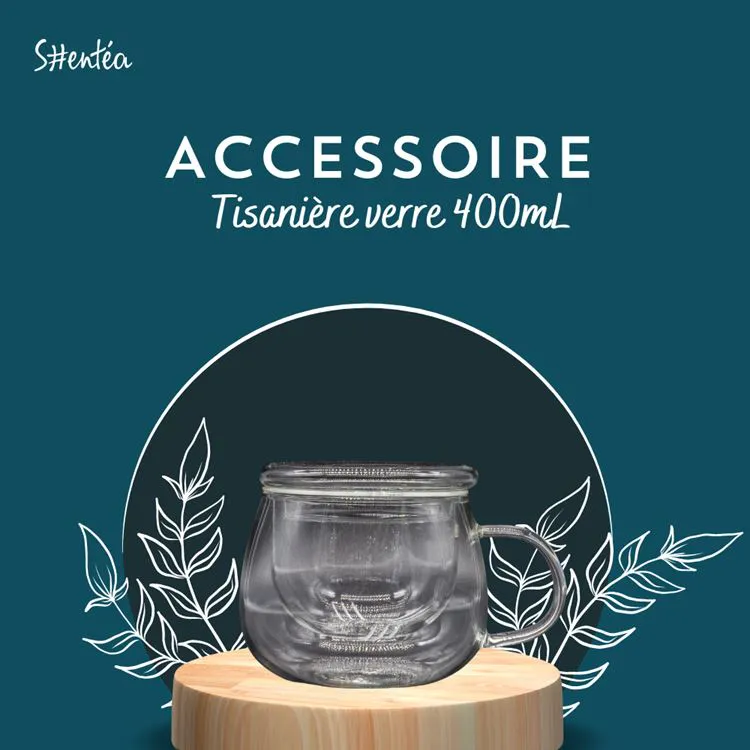 Tisanière verre 400mL