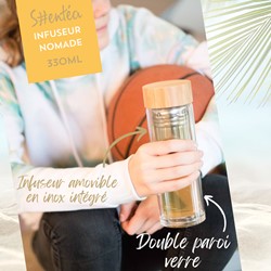 Infuseur nomade en verre 330mL 1