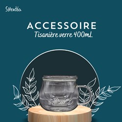 Tisanière verre 400mL 1