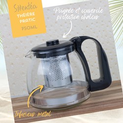 Théière pratic 750mL avec infuseur 1