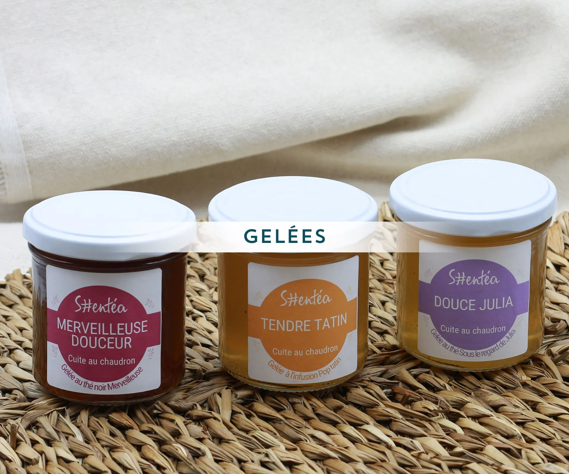 Gelées au thé