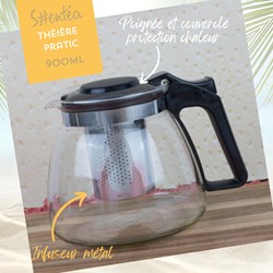 Théière pratic 900mL avec infuseur